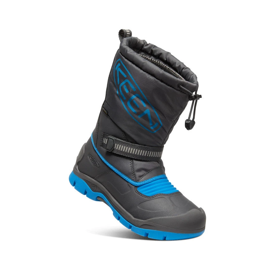 Keen Big Kids' Snow Troll Waterproof Boot | Magnet/Blue Aster 3 Keen Big Kids' Snow Troll Waterproof Boot | Magnet/Blue Aster - Image 3