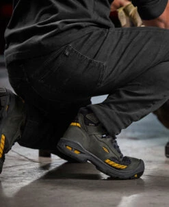 Keen Men's Troy 6" Waterproof Boot (Carbon-Fiber Toe) | Magnet/Black -Keen 1025697 PDP LeftImage