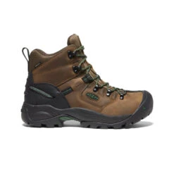Keen Men's Pittsburgh Energy 6" Waterproof Boot (Carbon-Fiber Toe) | Cascade Brown/Greener Pastures