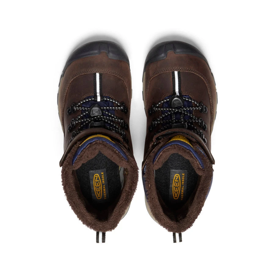 Keen Big Kids' Kanibou Waterproof Winter Boot | Java/Naval Academy 4 Keen Big Kids' Kanibou Waterproof Winter Boot | Java/Naval Academy - Image 4