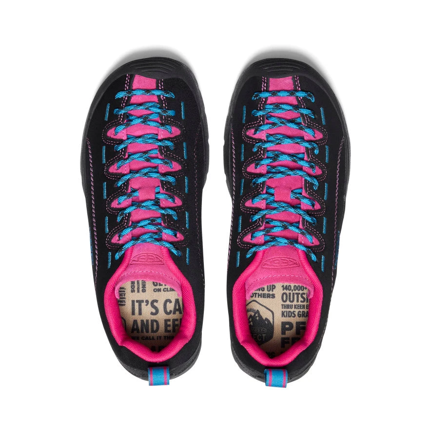 Keen Women's Jasper Suede Sneakers | Black/Jazzy 5 Keen Women's Jasper Suede Sneakers | Black/Jazzy - Image 5