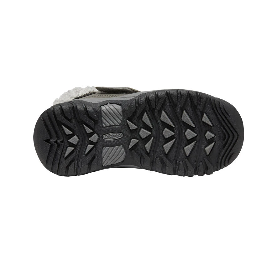 Keen Little Kids' Kootenay IV Waterproof Boot | Steel Grey/Porcelain 4 Keen Little Kids' Kootenay IV Waterproof Boot | Steel Grey/Porcelain - Image 4