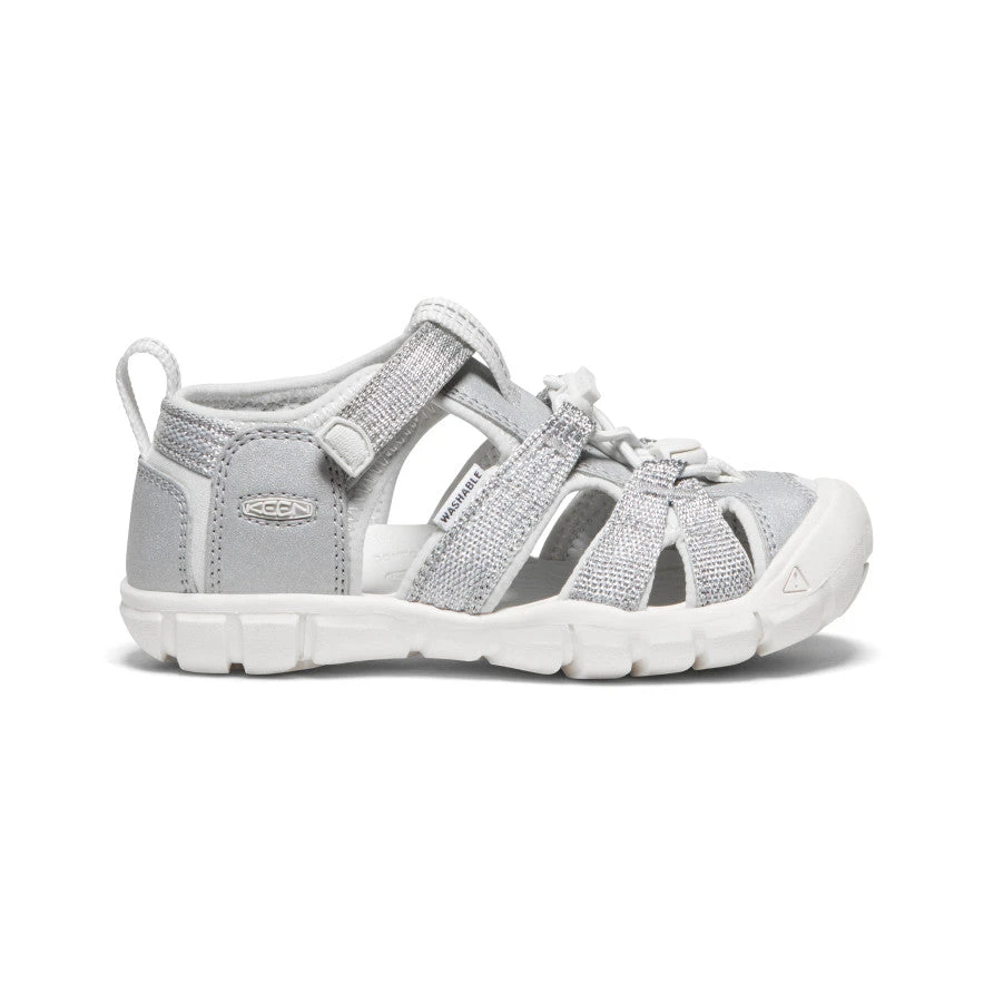 Keen Little Kids' Seacamp II CNX | Silver/Star White 1 Keen Little Kids' Seacamp II CNX | Silver/Star White
