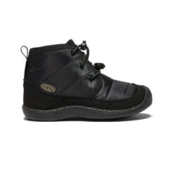 Keen Little Kids' Howser II Waterproof Chukka | Black/Black
