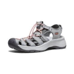 Keen Women's Astoria West Sandal | Grey/Coral -Keen 33b9341987b62cce6dbcfae580cf1aeb3061fe20