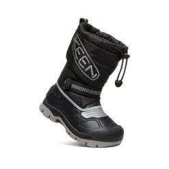 Keen Little Kids' Snow Troll Waterproof Boot | Black/Silver -Keen 3bdf0c2464839aaed3116bd884b8b20c97c19247
