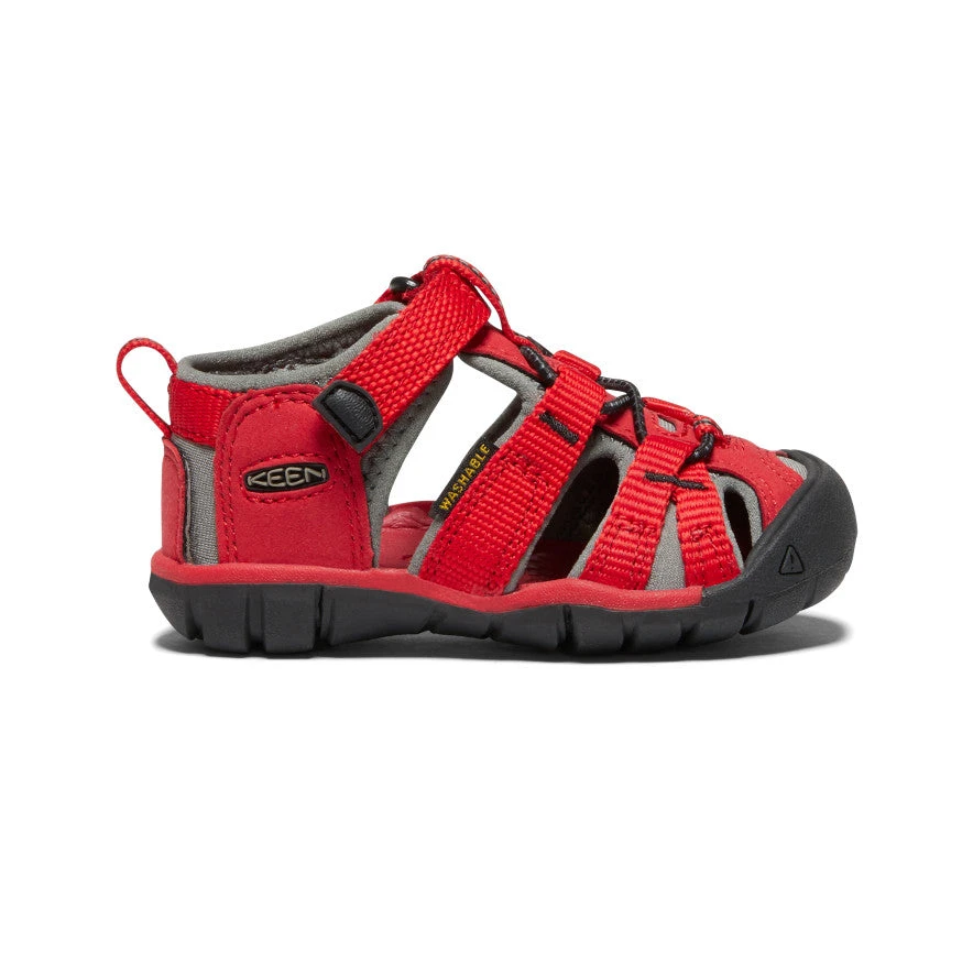 Keen Toddlers' Seacamp II CNX | Racing Red/Gargoyle 1 Keen Toddlers' Seacamp II CNX | Racing Red/Gargoyle