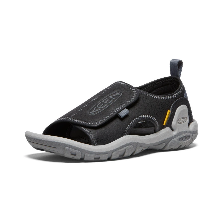 Keen Big Kids' Knotch River Open-Toe | Black/Steel Grey 3 Keen Big Kids' Knotch River Open-Toe | Black/Steel Grey - Image 3
