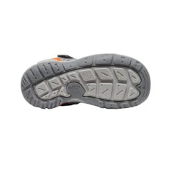 Keen Little Kids' Knotch Peak Sneaker | Magnet/Safety Orange -Keen 676412f873ec6d0ed9f193180e6f114b147fe3ef