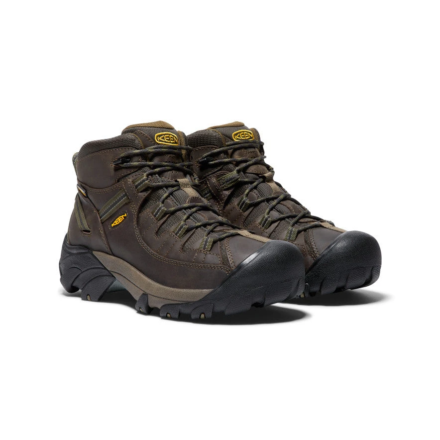 Keen Men's Targhee II Mid Waterproof Hiking Boots | Canteen/Dark Olive 2 Keen Men's Targhee II Mid Waterproof Hiking Boots | Canteen/Dark Olive - Image 2