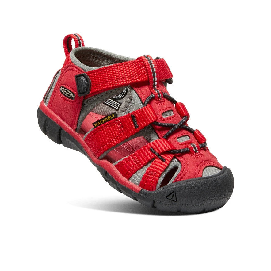 Keen Toddlers' Seacamp II CNX | Racing Red/Gargoyle 3 Keen Toddlers' Seacamp II CNX | Racing Red/Gargoyle - Image 3