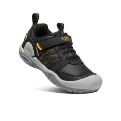 Little Kids' Knotch Peak Sneaker | Black/KEEN Yellow -Keen 7c6e8ae8a34b96b5cf58a6979237217043b6d910