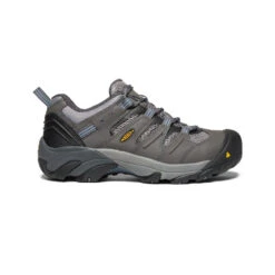 Keen Men's Lansing Low (Steel Toe) | Magnet/Majolica Blue