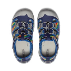 Keen Big Kids' Knotch Creek | Bright Cobalt/Rainbow Tie Dye -Keen 9507e7b29ebf58444643ee0f4d137a2272e798fb