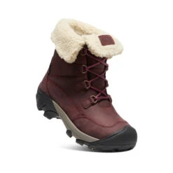 Keen Women's Betty Waterproof Short Boot | Burgundy/Brindle -Keen 969adeb8393e4071b9b23ad9d76df4f1beebbc02