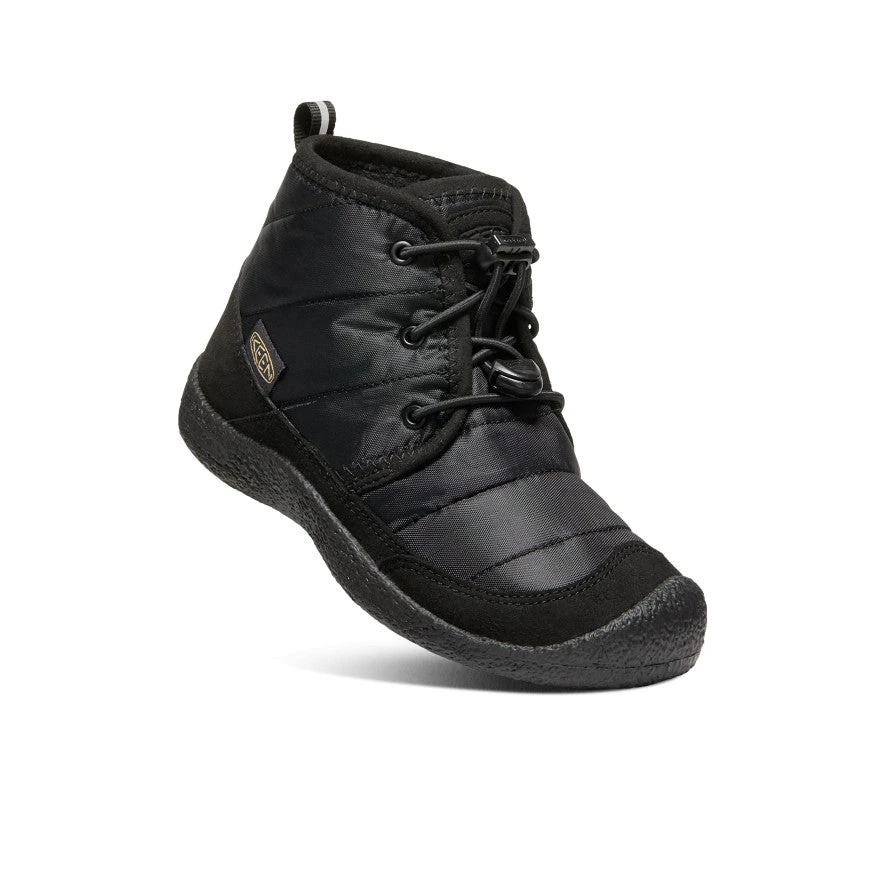 Keen Big Kids' Howser II Waterproof Chukka | Black/Black 3 Keen Big Kids' Howser II Waterproof Chukka | Black/Black - Image 3