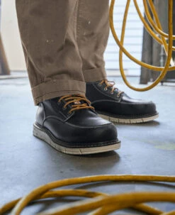 Keen Men's CSA San Jose 6" Waterproof Boot (Aluminum Toe) | Black/Off White 17 Keen Men's CSA San Jose 6" Waterproof Boot (Aluminum Toe) | Black/Off White -Keen SDD 496 PDP SanJose 1027083 Right Image