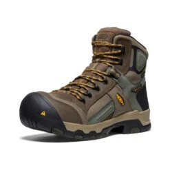 Keen Men's Davenport AL Waterproof Mid (Composite Toe) | Shitake/Forest Night -Keen a2d1131d30be7bbab8d84007248eea524b41d8c7