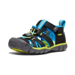 Keen Little Kids' Seacamp II CNX | Black/Brilliant Blue -Keen b3408b07d0cc23271c96655244282435d816ccd3