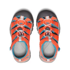 Keen Big Kids' Newport H2 | Safety Orange/Fjord Blue -Keen cb3a033e8912158e2de20d03dc5d110a279b6549