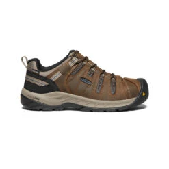Keen Men's Flint II Waterproof (Steel Toe) | Cascade Brown/Orion Blue