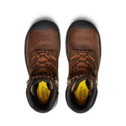 Keen Men's Camden 8" Insulated Waterproof Boot (Carbon-Fiber Toe) | Leather Brown/Black -Keen d9ecb32720293995bb4c6406c88ceb5324eecbd2