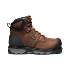 Keen Men's Camden 6" Waterproof Boot (Carbon-Fiber Toe) | Leather Brown/Black