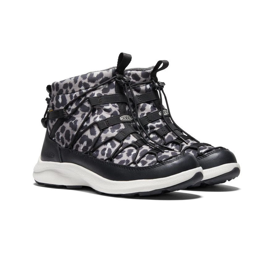Keen Women's UNEEK SNK II Waterproof Chukka | Animal Print/Silver Birch 2 Keen Women's UNEEK SNK II Waterproof Chukka | Animal Print/Silver Birch - Image 2