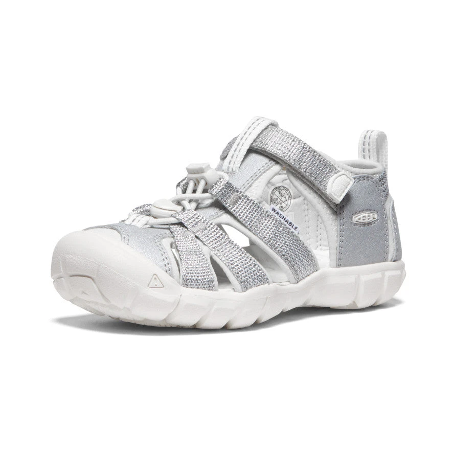 Keen Little Kids' Seacamp II CNX | Silver/Star White 3 Keen Little Kids' Seacamp II CNX | Silver/Star White - Image 3