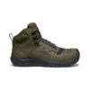Keen Men's Reno Mid KBF Waterproof (Carbon-Fiber Toe) | Dark Olive/Black