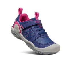 Keen Little Kids' Knotch Peak Sneaker | Blue Depths/Pink Peacock -Keen eef26c2bef418c533d9335d7c977e41032c49554