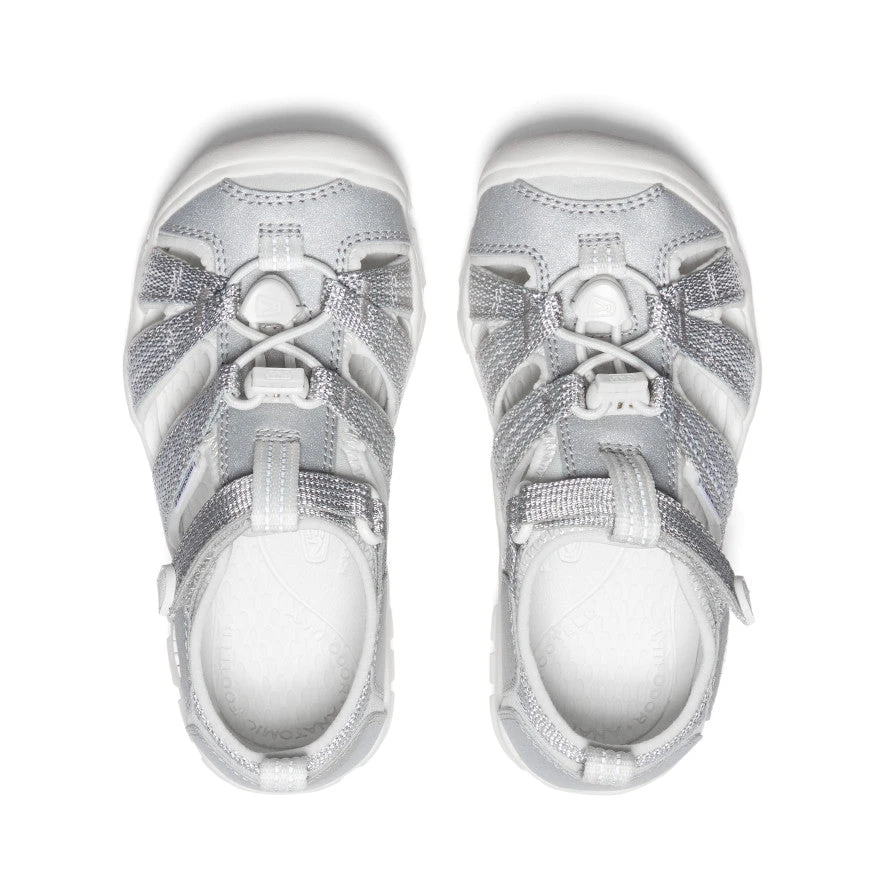 Keen Little Kids' Seacamp II CNX | Silver/Star White 4 Keen Little Kids' Seacamp II CNX | Silver/Star White - Image 4